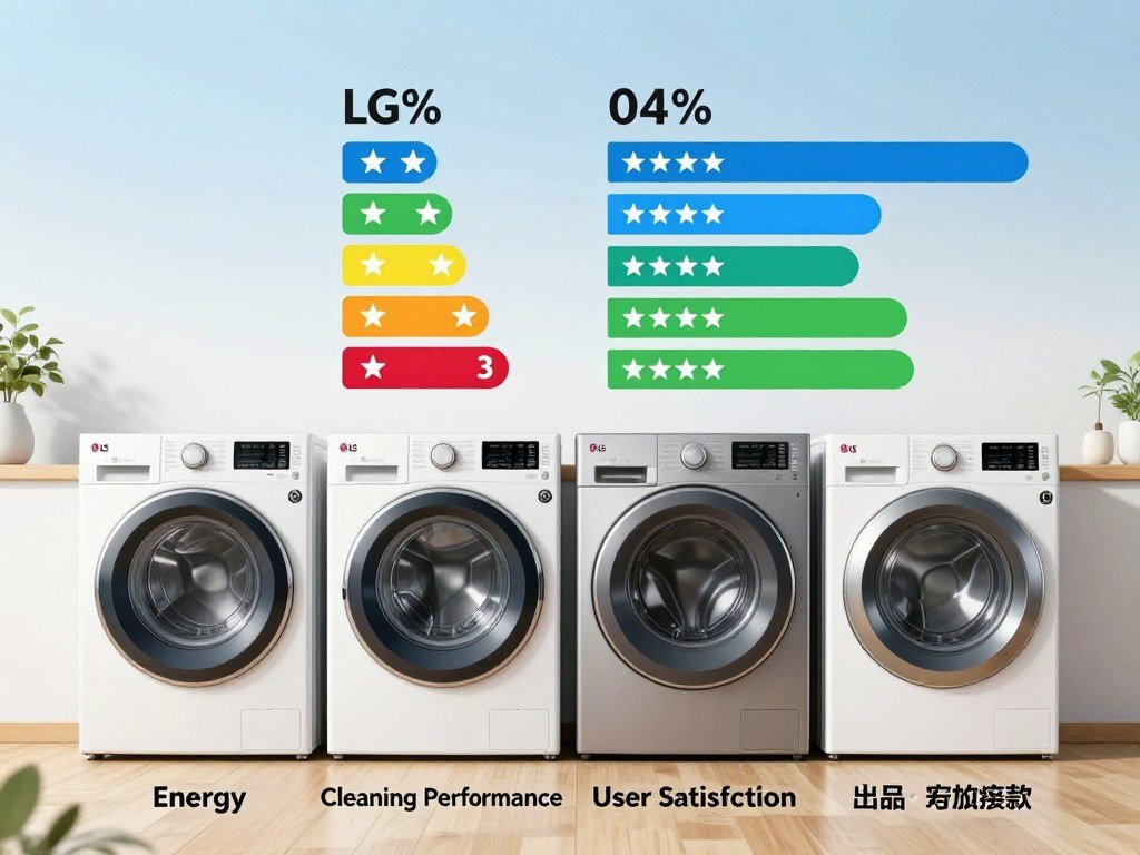 LG washer and dryer ratings across four appliance categories LG washer and dryer ratings across four appliance categories