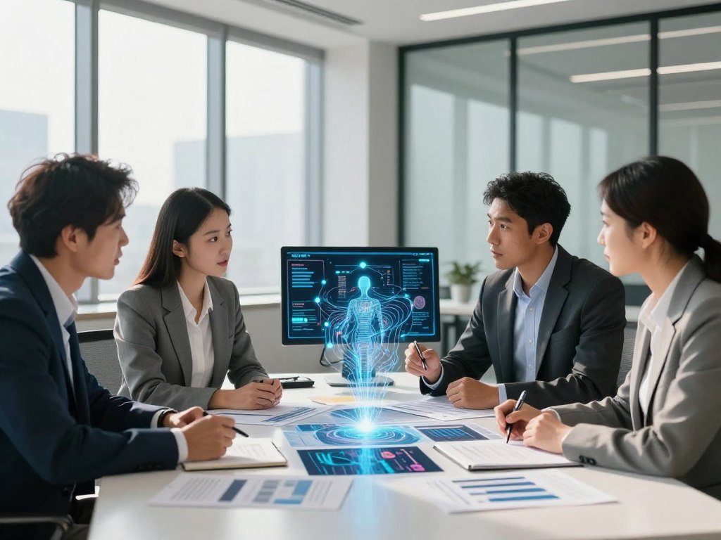 Language model using connected business documents for context