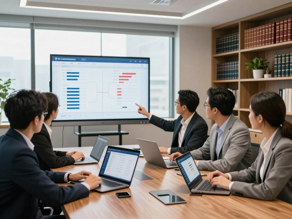 Law firm leaders comparing legal software platforms Law firm leaders comparing legal software platforms
