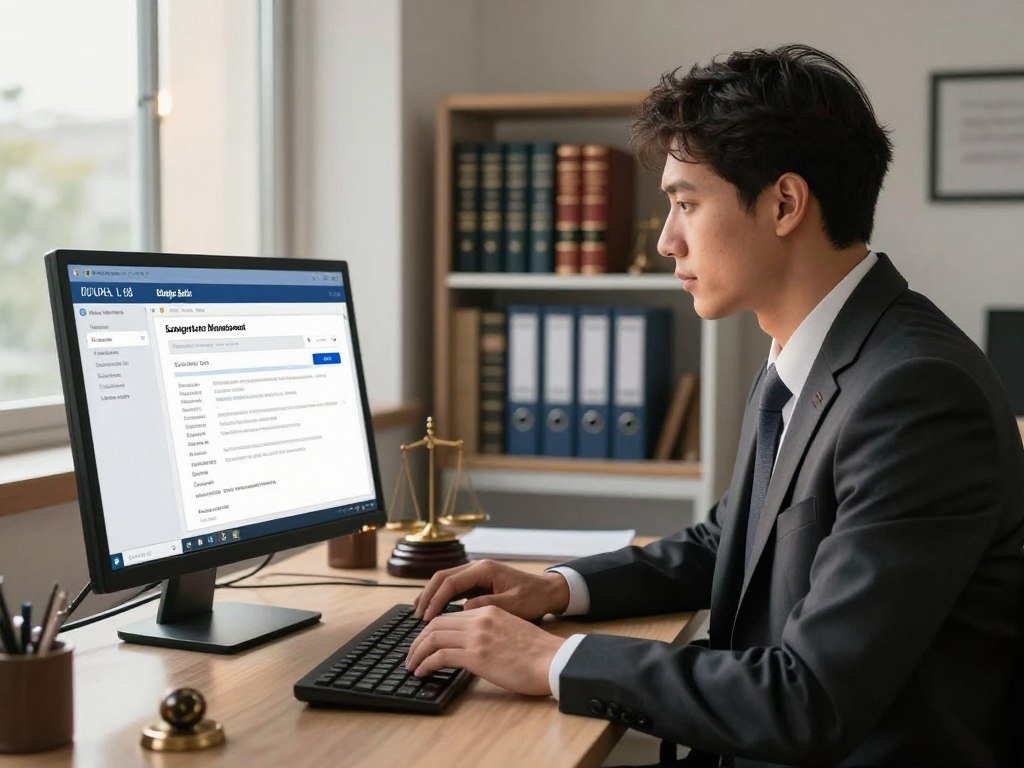 Lawyer linking a document system to a matter record Lawyer linking a document system to a matter record