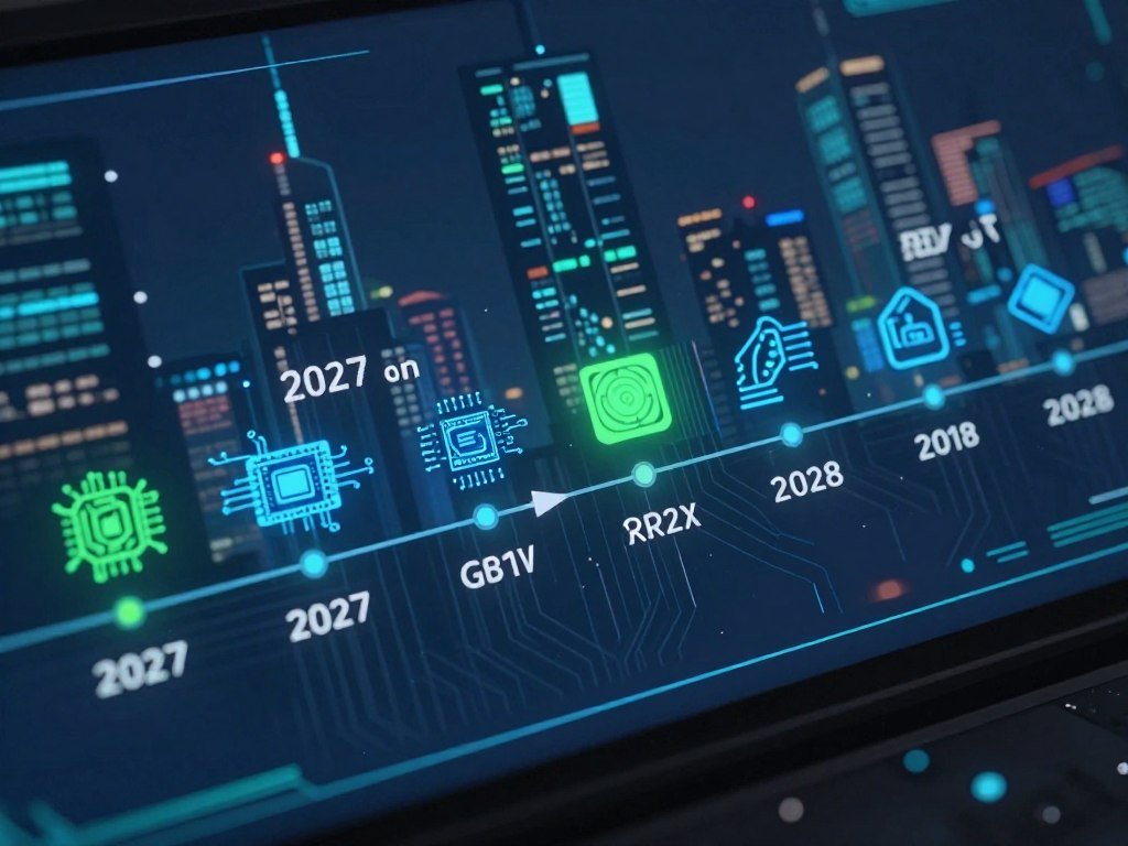 Leaker timeline showing GR20x moving from 2027 to 2028
