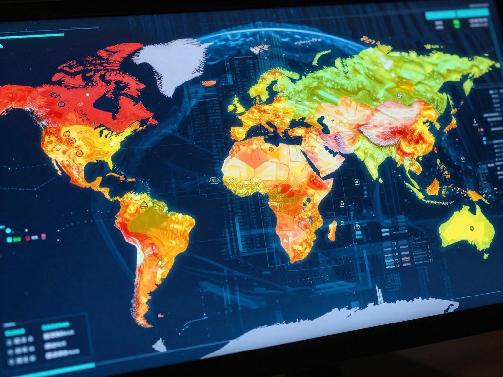 Live threat map displays feed observations by country Live threat map displays feed observations by country