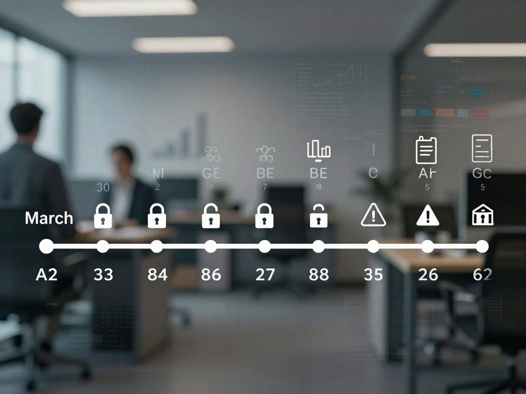 March April access dates on a data incident timeline