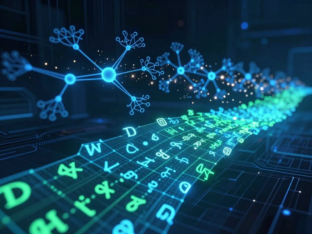 Matrix calculations moving through neural network layers