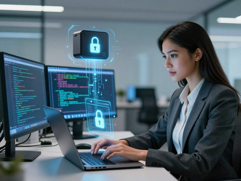 Maya sending encrypted message data to a recipient device