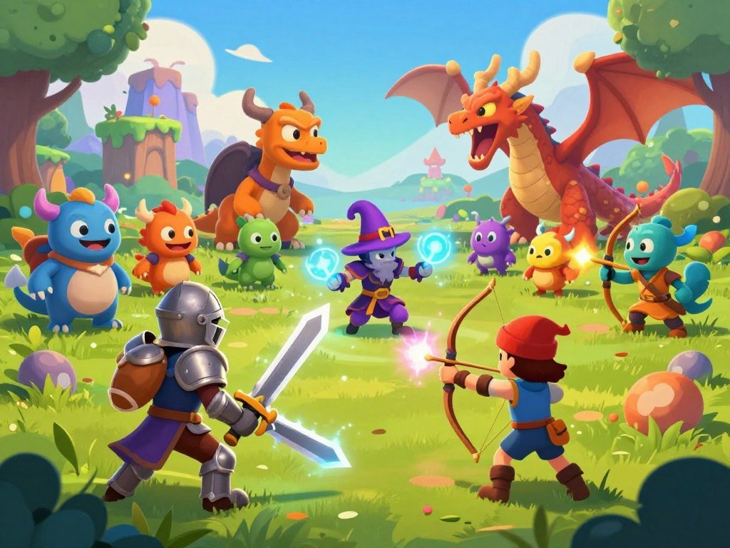 Melvor Idle skills and heroes facing monsters Melvor Idle skills and heroes facing monsters