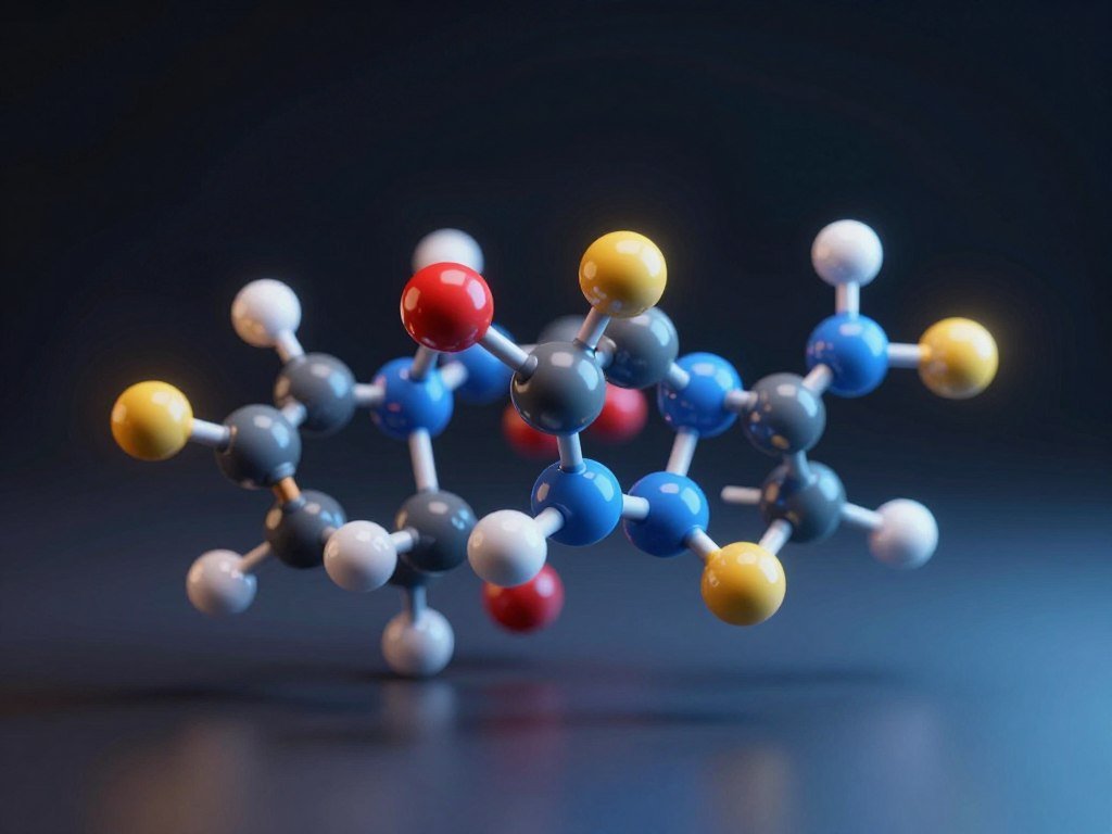 Molecule model used to explore quantum computing applications Molecule model used to explore quantum computing applications
