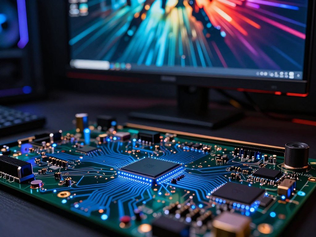 Monitor panel circuitry handling high-resolution gaming images