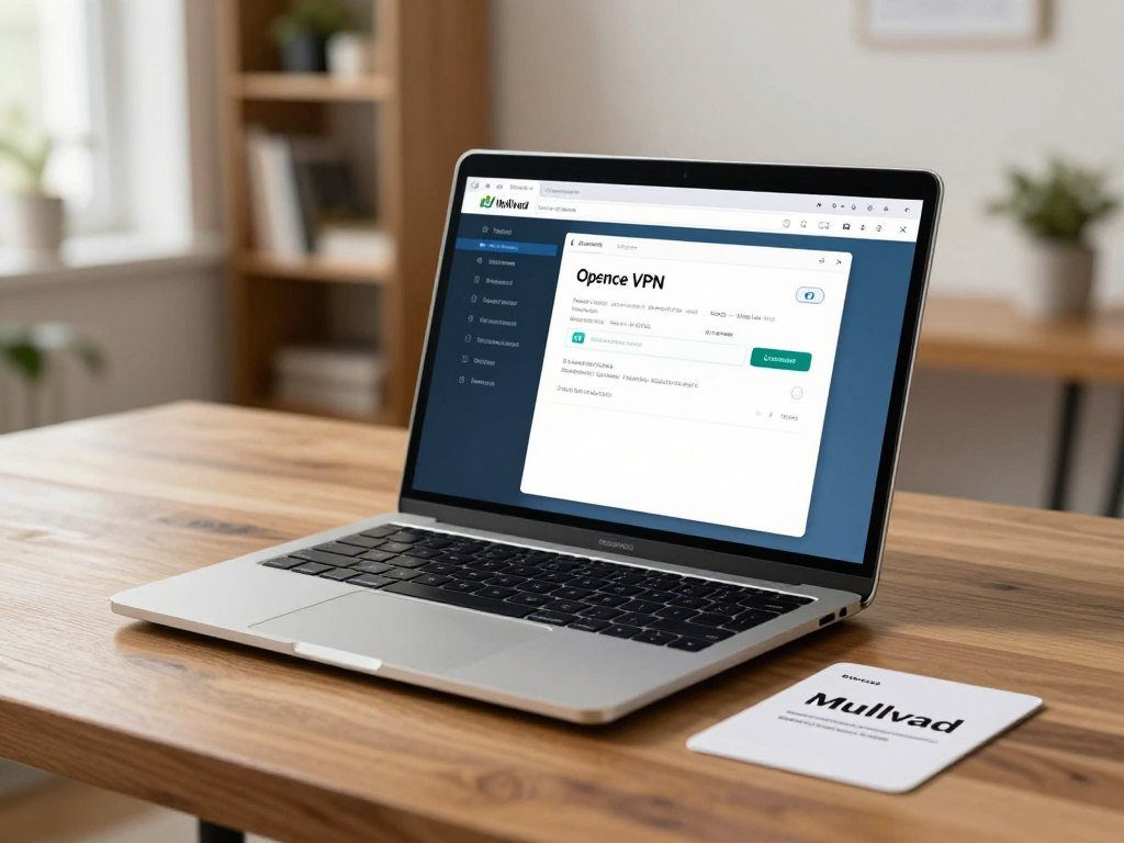 Mullvad account number shown beside an open-source VPN app Mullvad account number shown beside an open-source VPN app