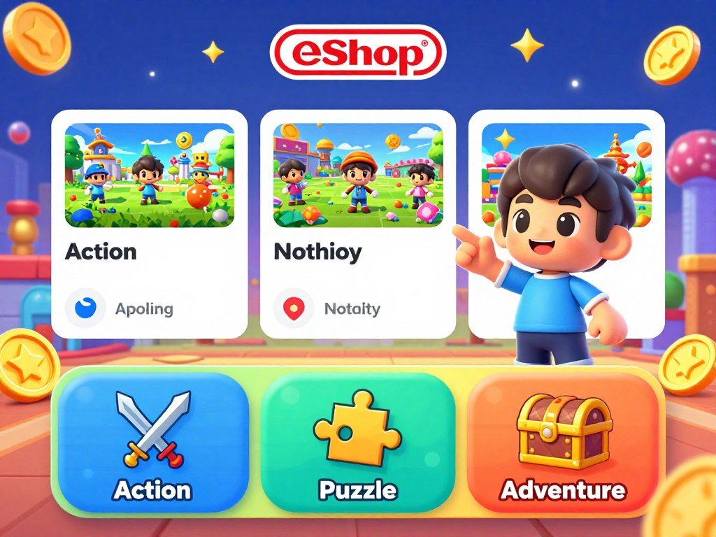 Nintendo eShop listing shows three kinds of free game access