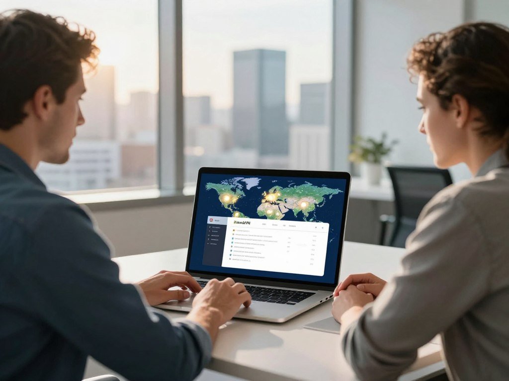 NordVPN app connecting a traveler to international servers NordVPN app connecting a traveler to international servers