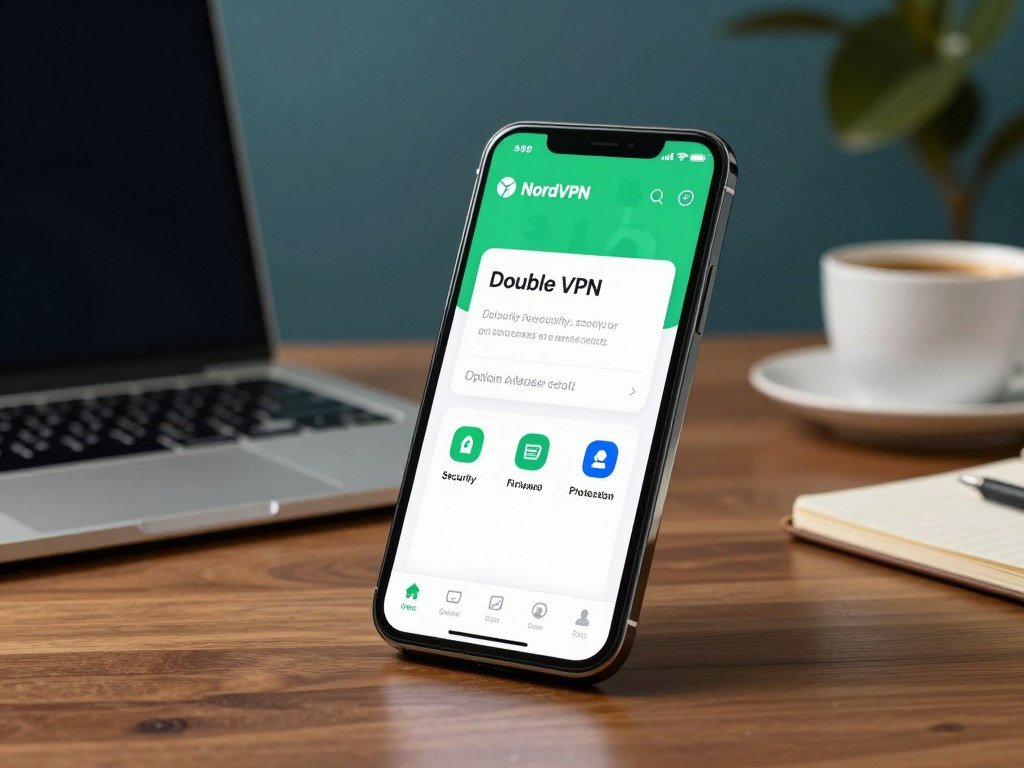 NordVPN app with Double VPN and optional security tools NordVPN app with Double VPN and optional security tools