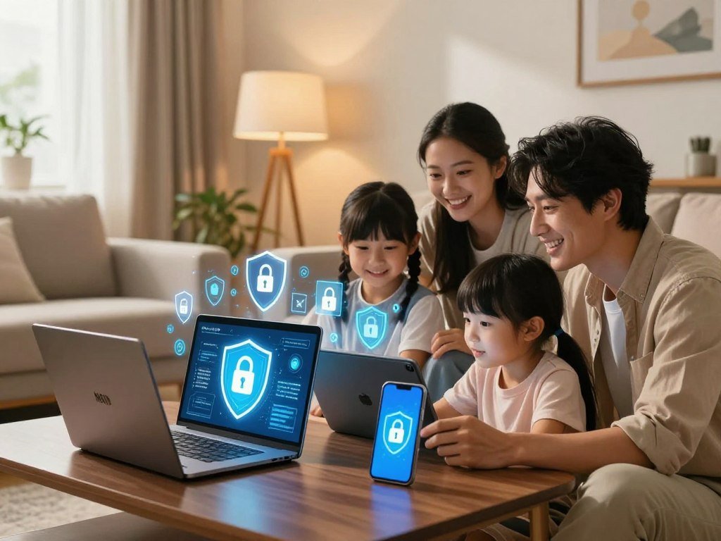 Norton 360 security suite protects family devices and activity