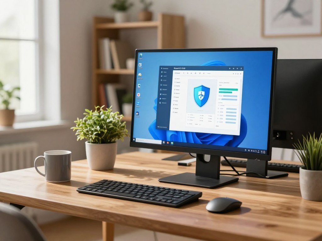 Norton 360 tools protecting a Windows computer at home