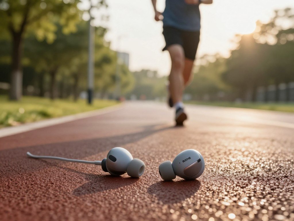 Nothing Ear Open earbuds for awareness on a running path