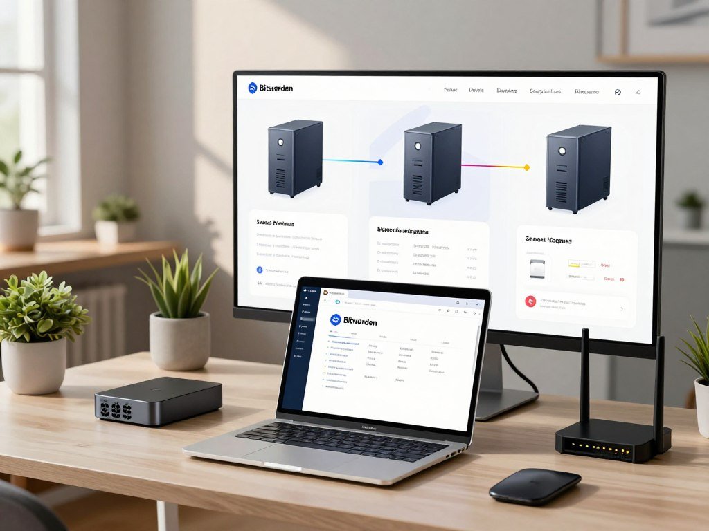 Official Bitwarden self-hosting options for home and organization servers