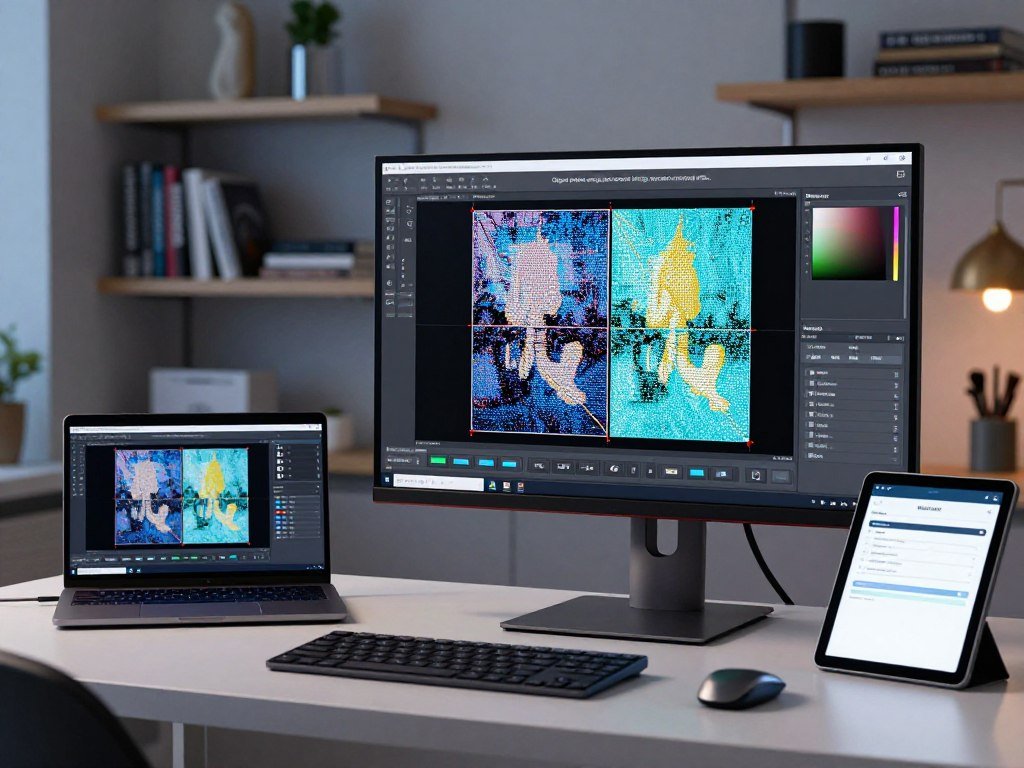 Output pixels compared across image upscaler enlargement limits