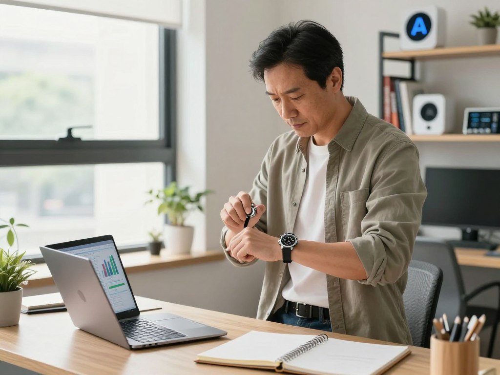 Owner timing a small-business process before testing AI tools Owner timing a small-business process before testing AI tools