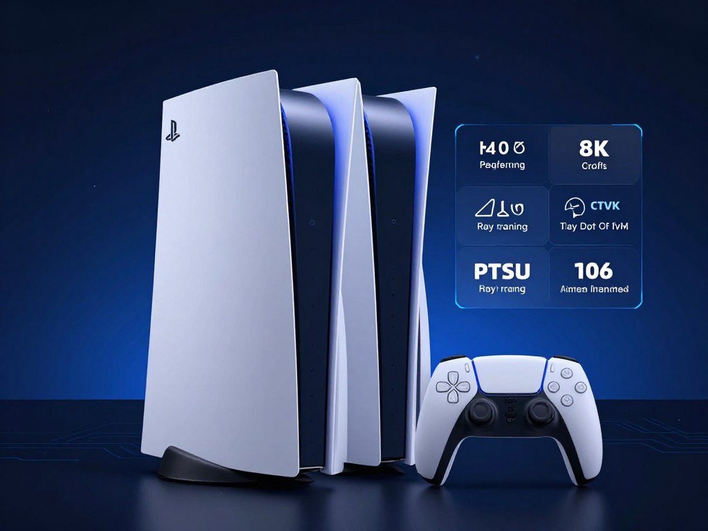 PS5 Pro graphics specs beside standard PS5 console PS5 Pro graphics specs beside standard PS5 console