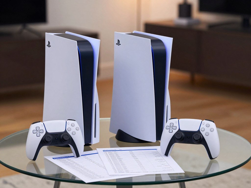 PS5 Pro price beside PS5 Slim price comparison notes