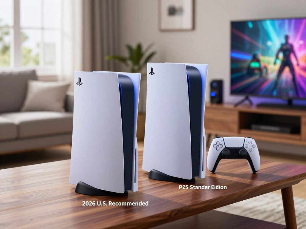 PS5 console models beside their 2026 U.S. recommended prices