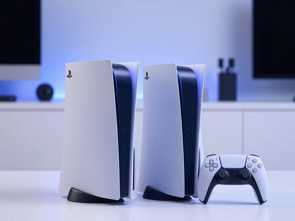 PS5 console package with a DualSense wireless controller and cables