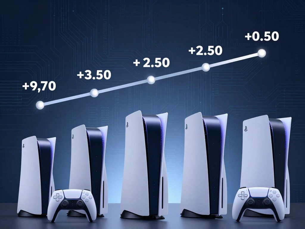 PS5 launch and price increase history shown across console models