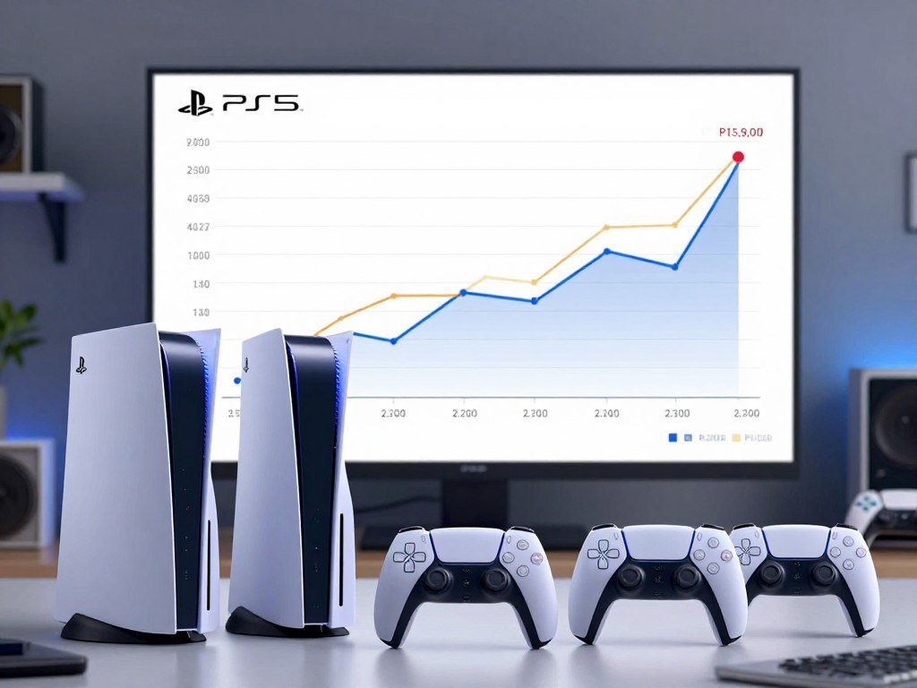 PS5 price chart comparing console models and launch costs PS5 price chart comparing console models and launch costs