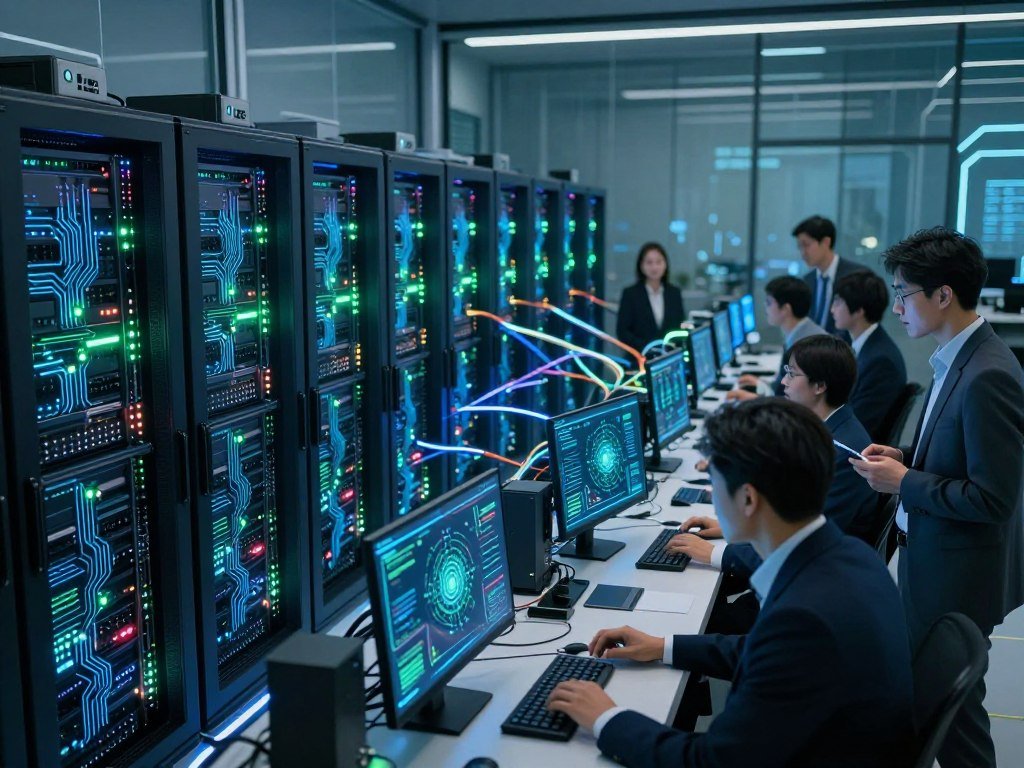 Parallel processing units handle machine learning calculations Parallel processing units handle machine learning calculations