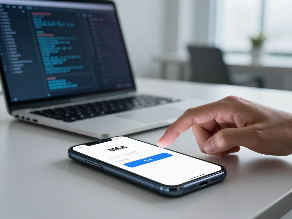 Phone displays an unexpected MFA prompt during a phishing attack