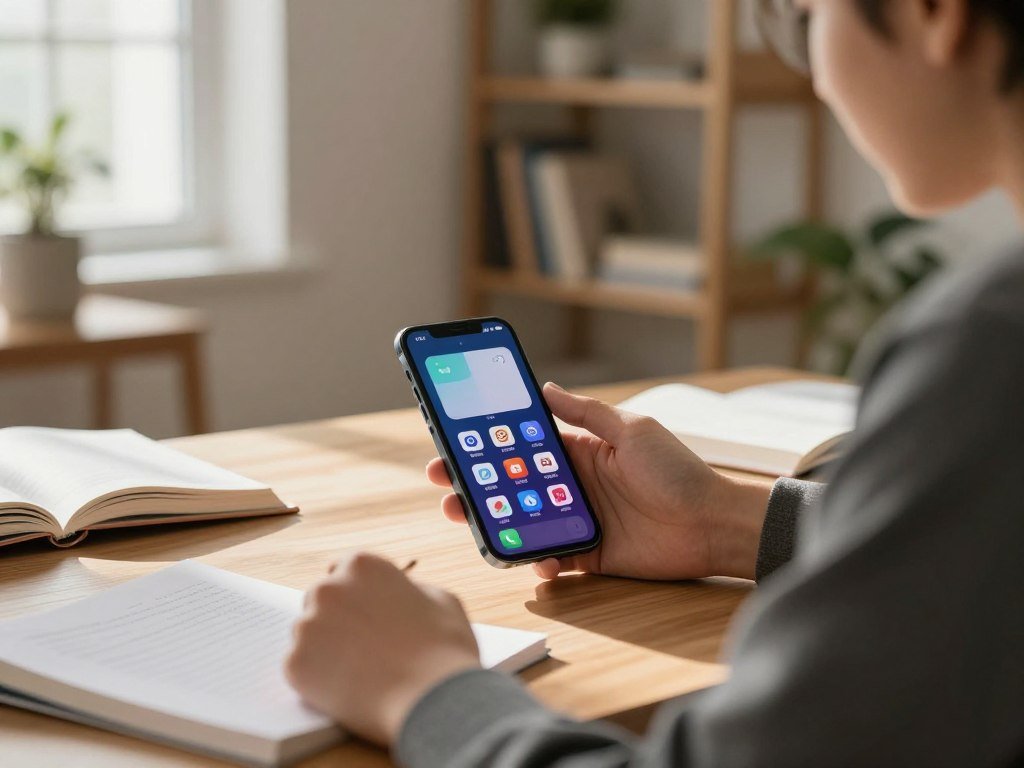 Phone timer pauses distracting apps during study