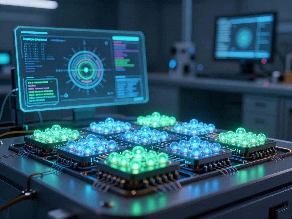 Physical qubits support quantum error correction in a processor
