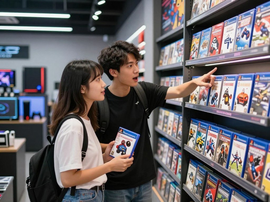 Player browsing older PlayStation games and Premium game trials