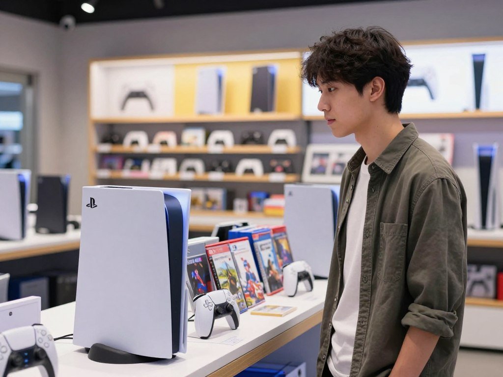 Player choosing a PS5 Slim for everyday gaming value