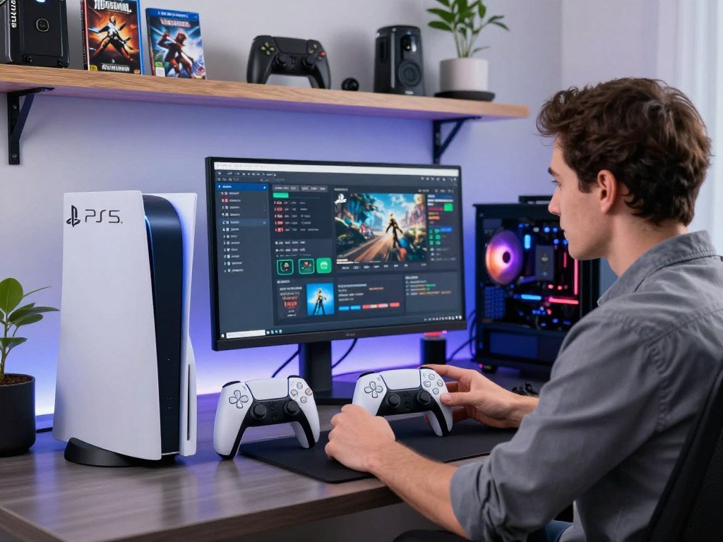 Player comparing PS5 models for different gaming priorities