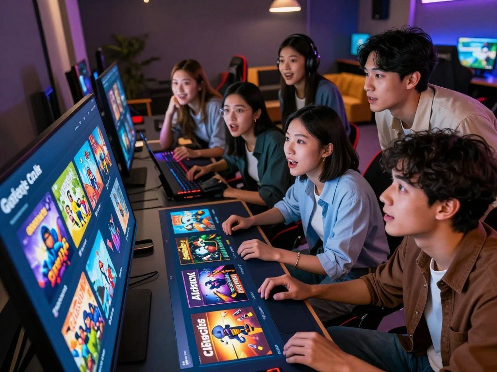 Premium member browsing Game Catalog and Classics Catalog titles Premium member browsing Game Catalog and Classics Catalog titles