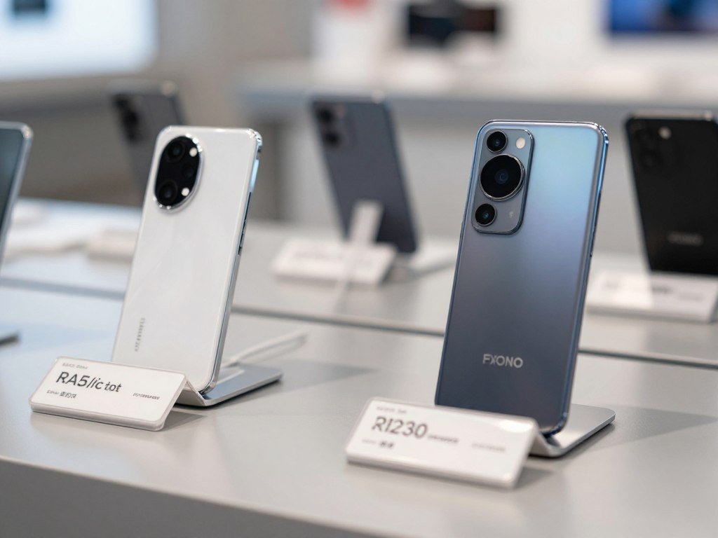 Price tags beside budget and flagship camera phones