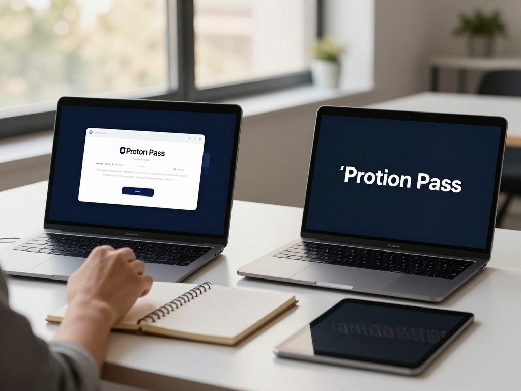 Proton Pass and 1Password options for password manager users