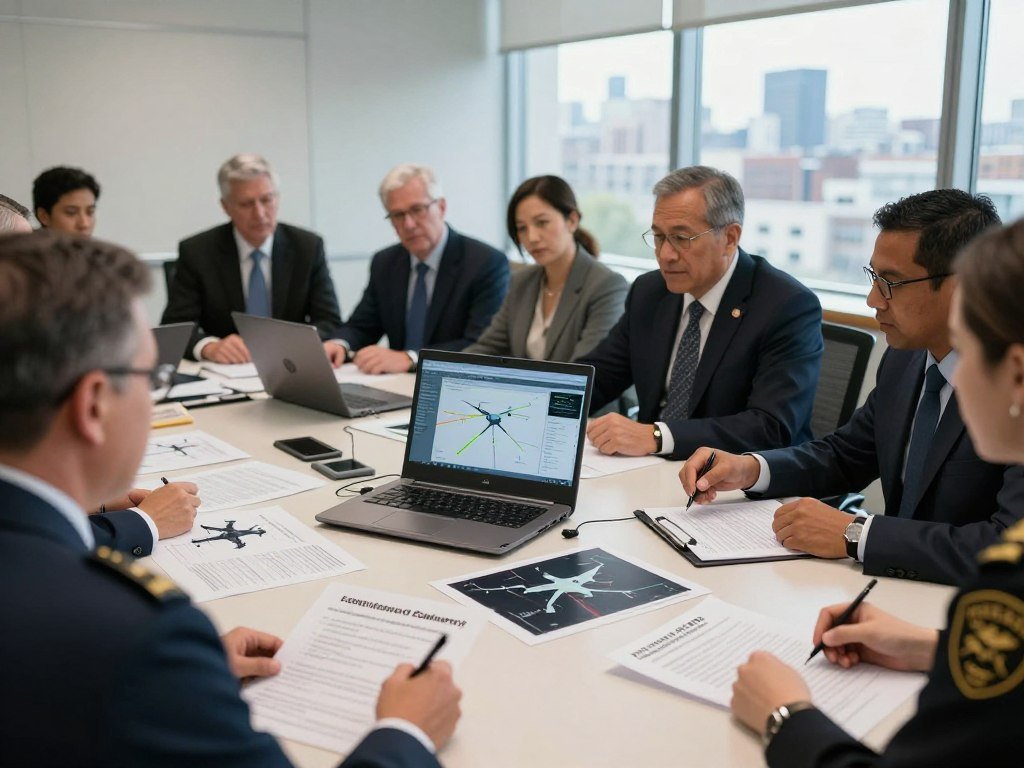 Public-safety agency reviews counter-UAS authority and threat settings
