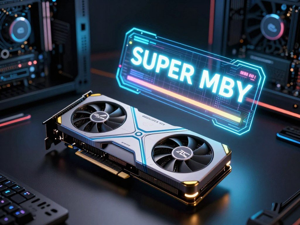 RTX 5080 beside rumored SUPER memory specifications
