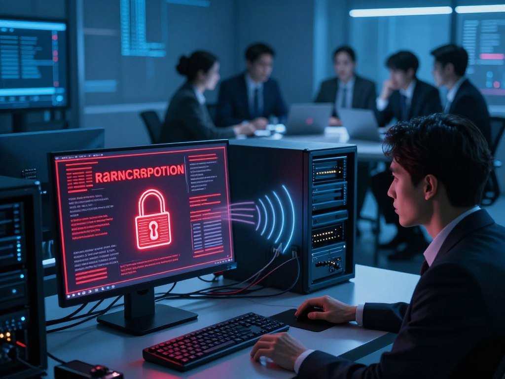 Ransomware malware blocks files across connected business systems Ransomware malware blocks files across connected business systems