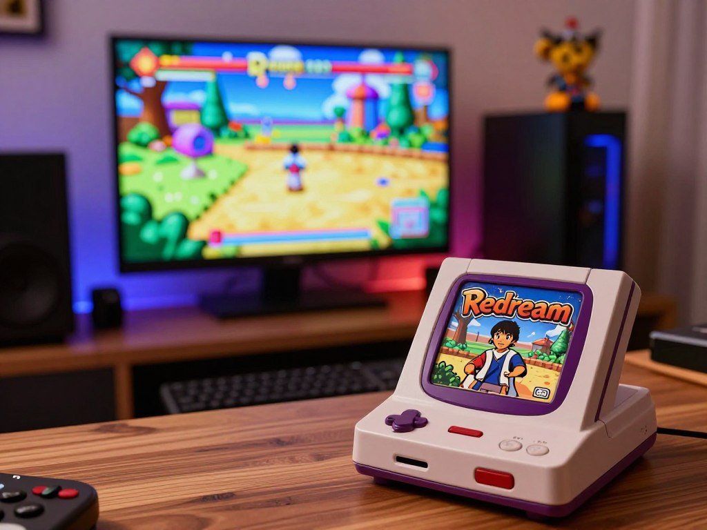 Redream rendering a game with cover art and widescreen graphics Redream rendering a game with cover art and widescreen graphics