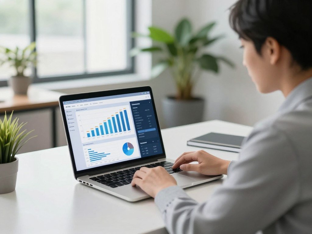 Rep checks account data before starting lead generation Rep checks account data before starting lead generation