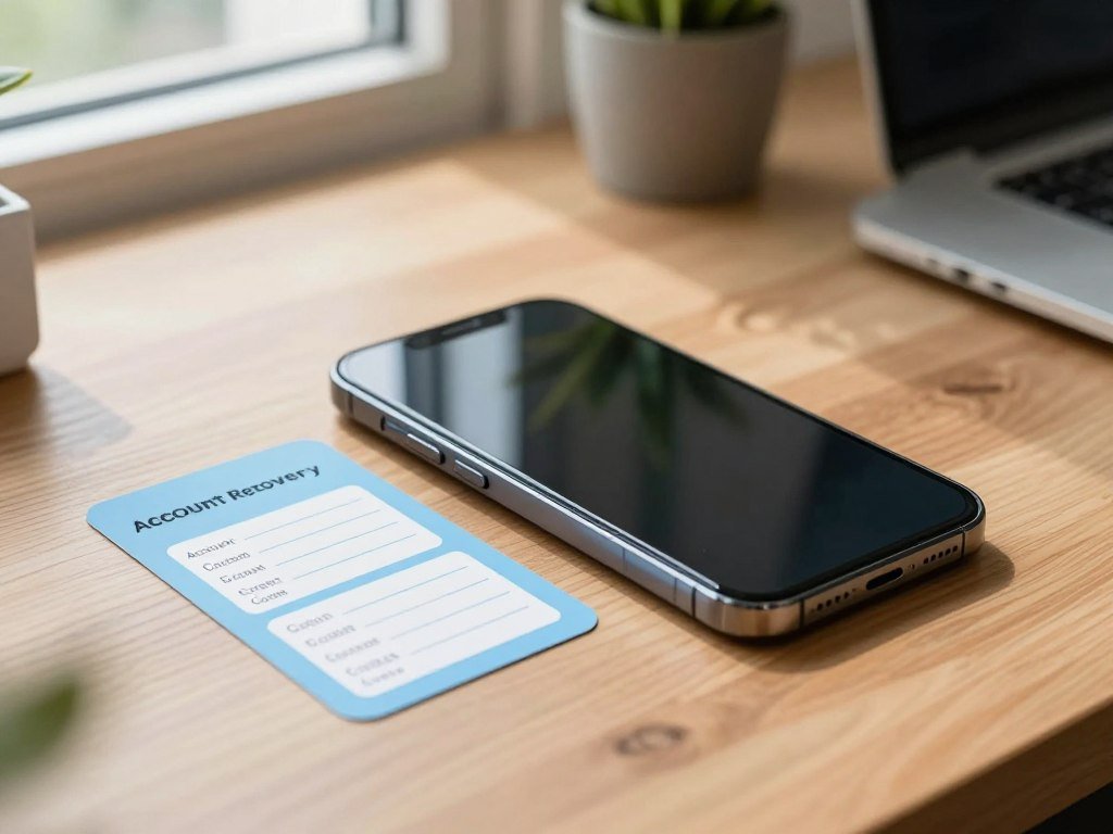 Replacement phone beside separate account recovery codes
