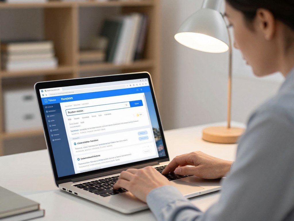 Researcher choosing an image search tool for a specific task