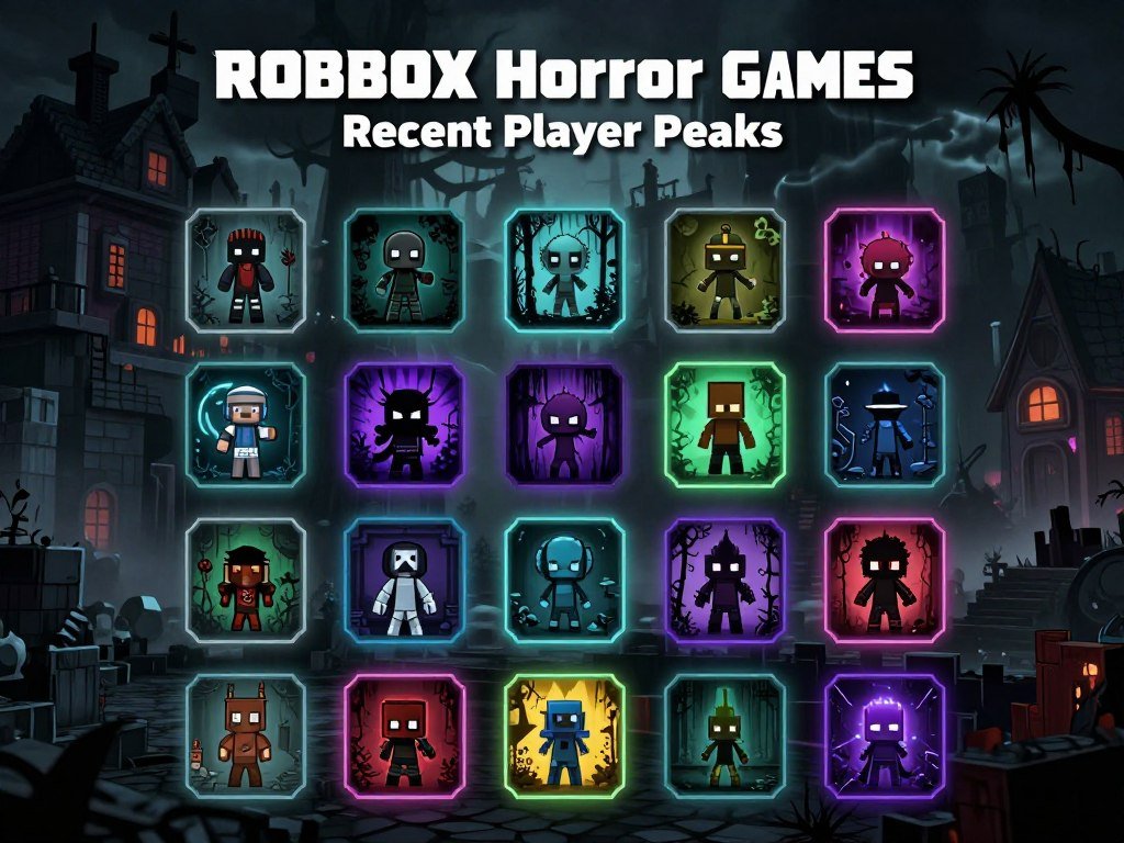 Roblox horror games ranked by their recent player peaks Roblox horror games ranked by their recent player peaks