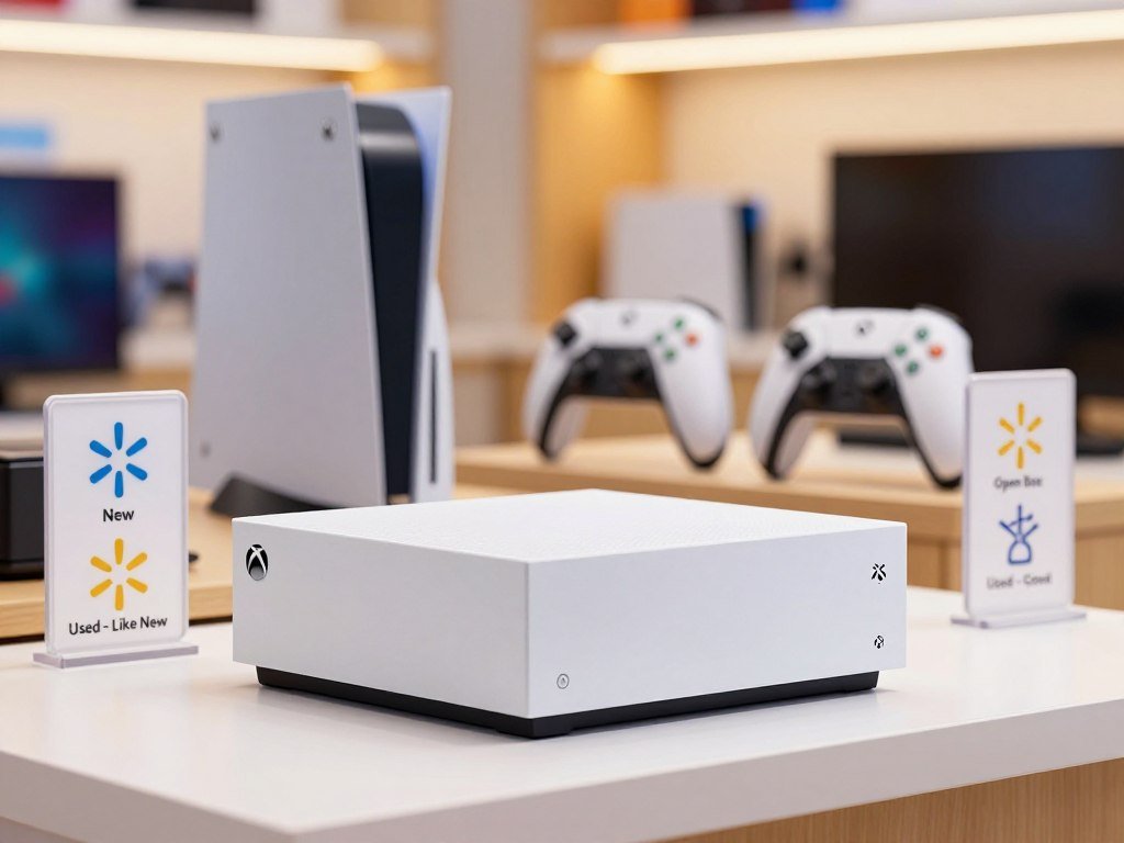 Robot White Xbox Series options with different Walmart conditions Robot White Xbox Series options with different Walmart conditions