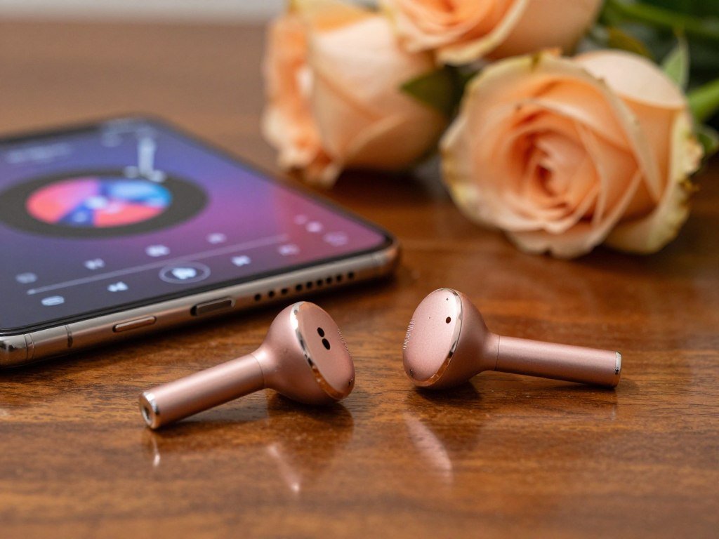 Roseselsa earbuds ready for detailed music listening Roseselsa earbuds ready for detailed music listening