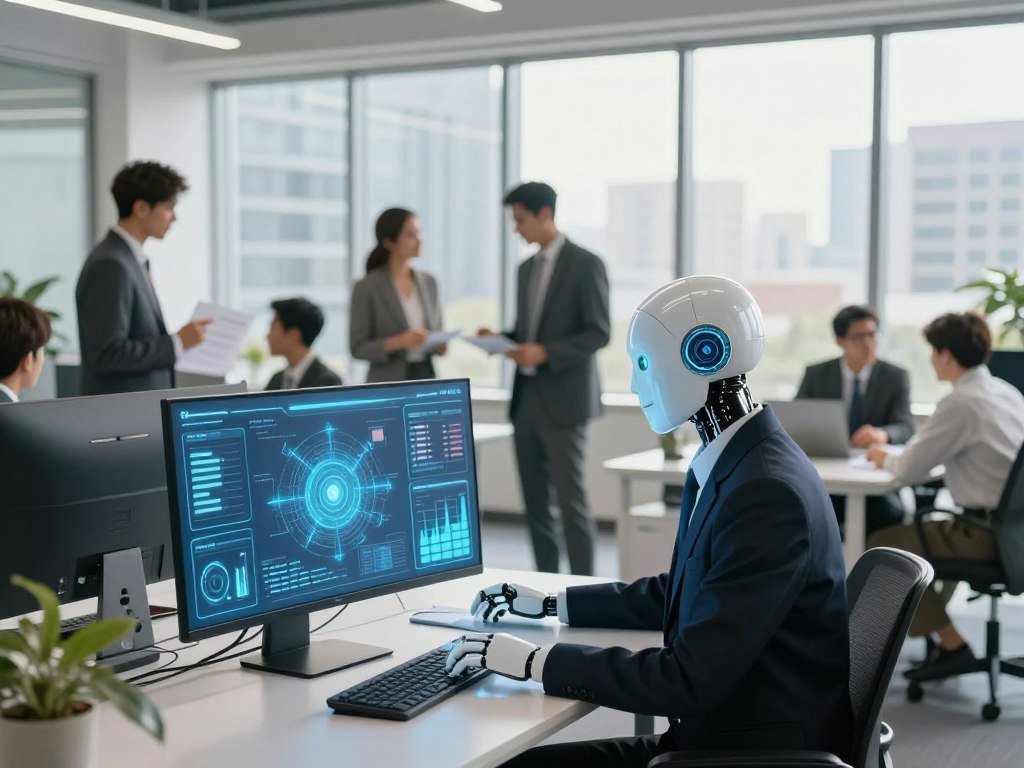 Rule-based process and AI agent handling different tasks