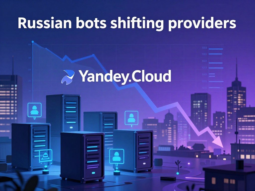 Russian bots shifted providers after Yandex.Cloud traffic fell